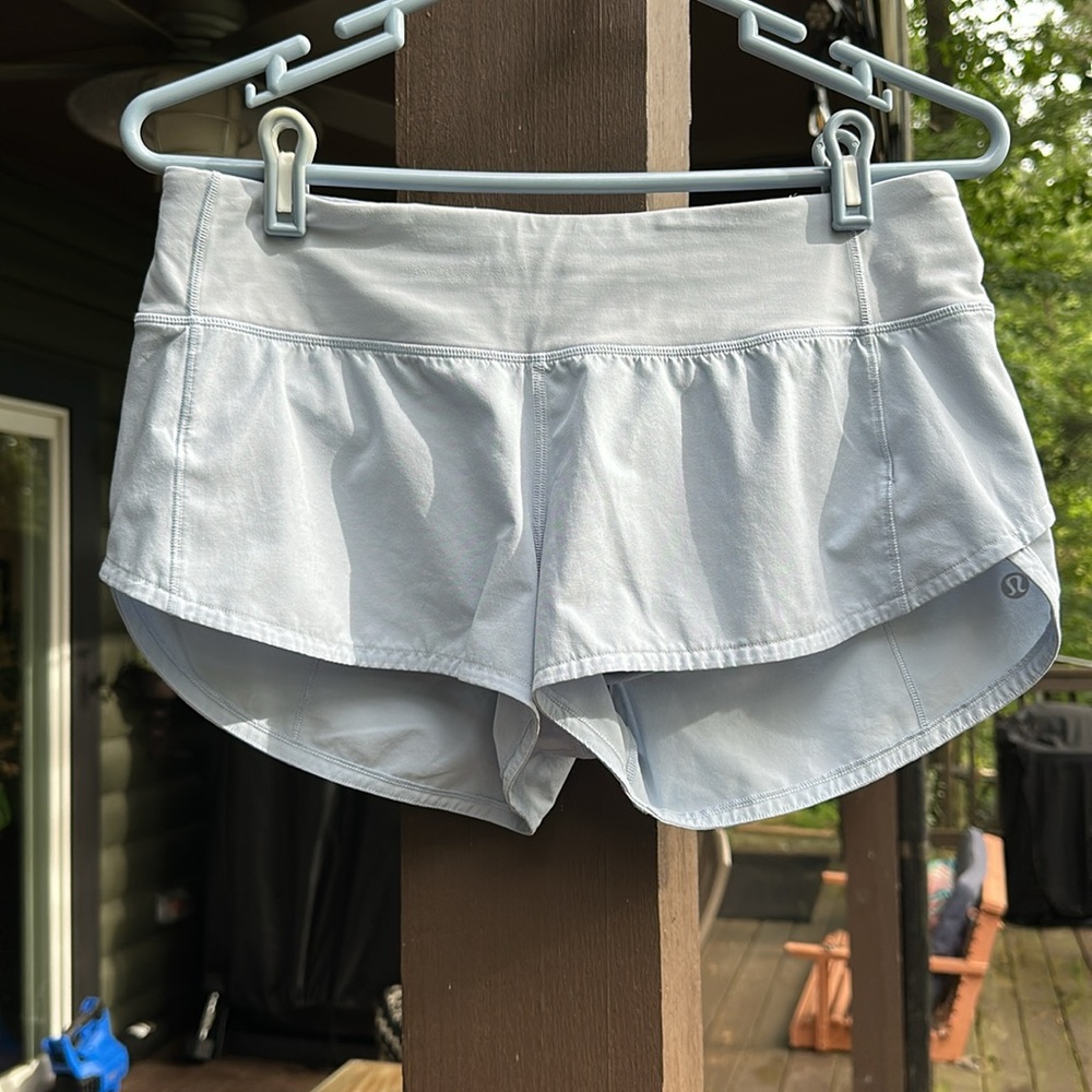 Women's LuLuLemon Baby Blue Shorts